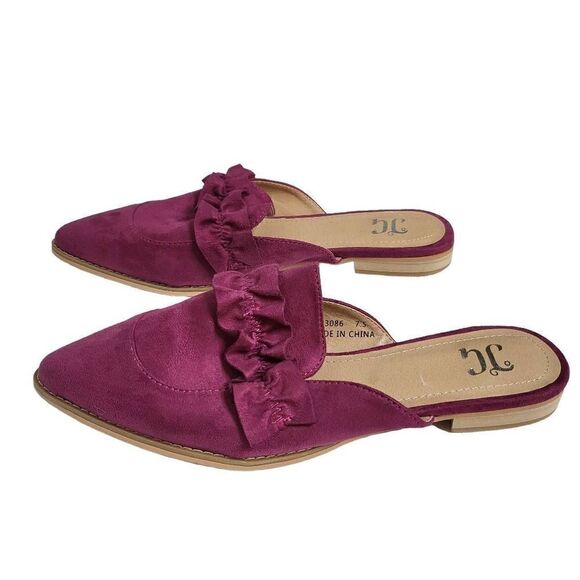 NEW Journee Collection Kessie Purple Mules Sandal Size 7.5 - Picture 9 of 11
